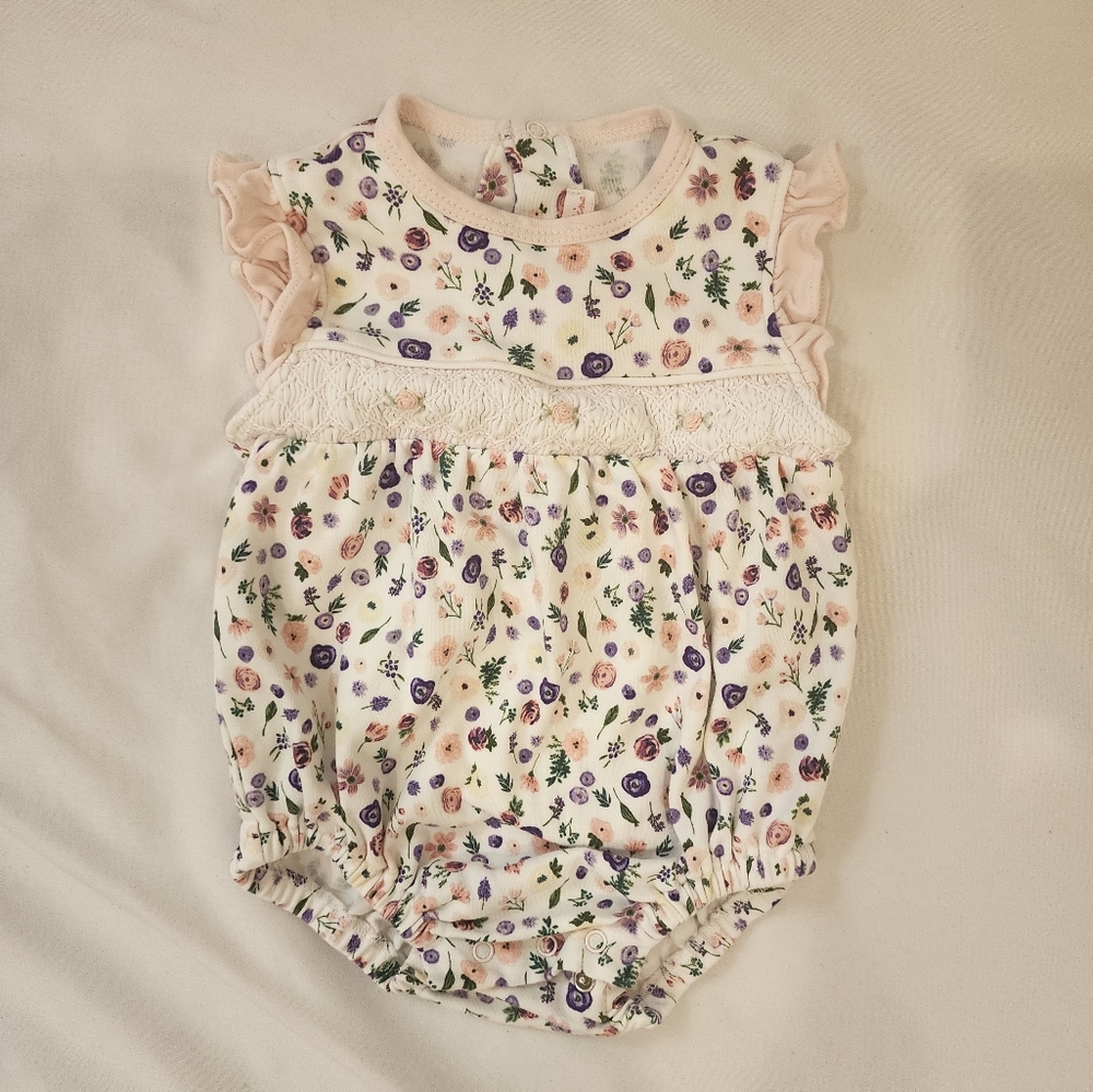 Pineapple sunshine floral onesie